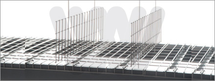 Pallet Rack Wire Deck Dividers