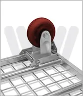 standard caster pad design