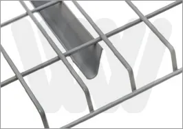 Step channel mesh decking